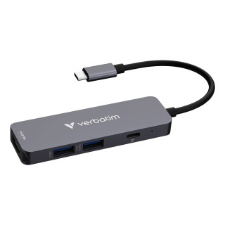 VERBATIM USB-C ESSENTIALS MULTIPORT HUB 4 PORT